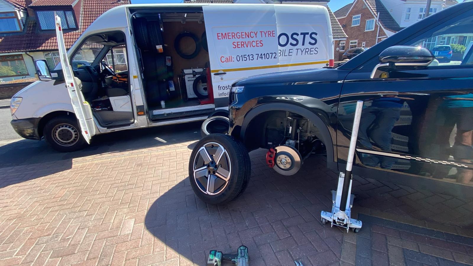 emergency tyre repair Liverpool and Milton Keynes